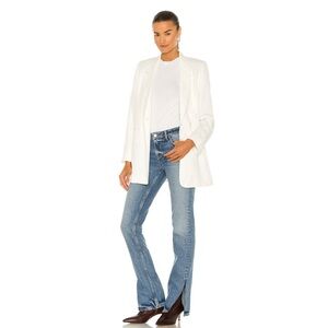 GRLFRND Hailey Low Rise Slim Boot Slit Jeans Melrose